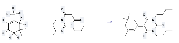 1,3-Dibutyl-2-thiobarbituric acid is used to produce 1,3-Dibutyl-2-thioxo-5-(3,5,5-trimethyl-cyclohex-2-enylidene)-dihydro-pyrimidine-4,6-dione